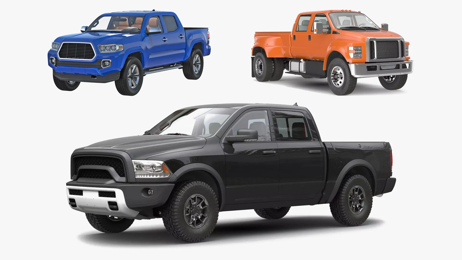 Pickups Collection 3D Model Pack | CGTrader