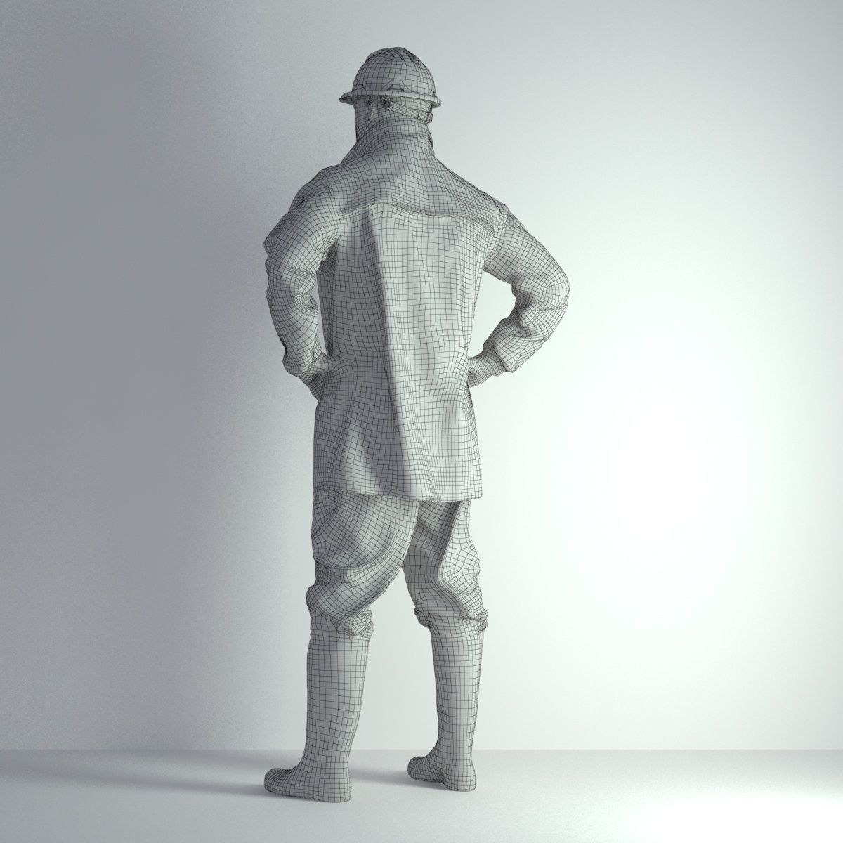 3D Scan Man Worker Safety 017 3D model_3