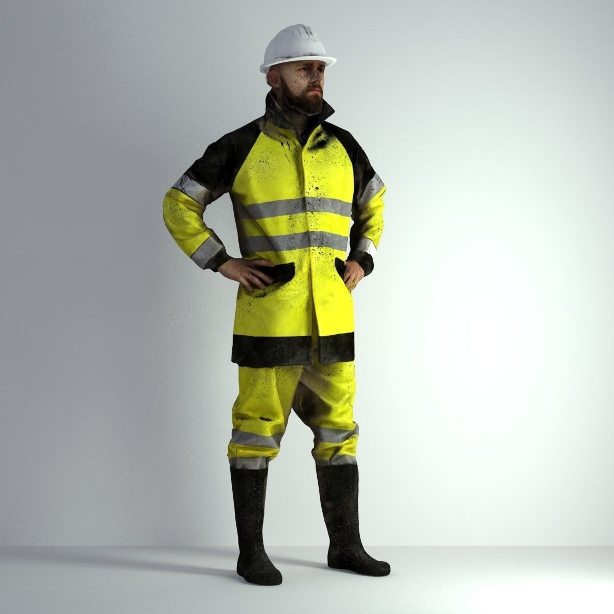 3D Scan Man Worker Safety 017 3D model_11