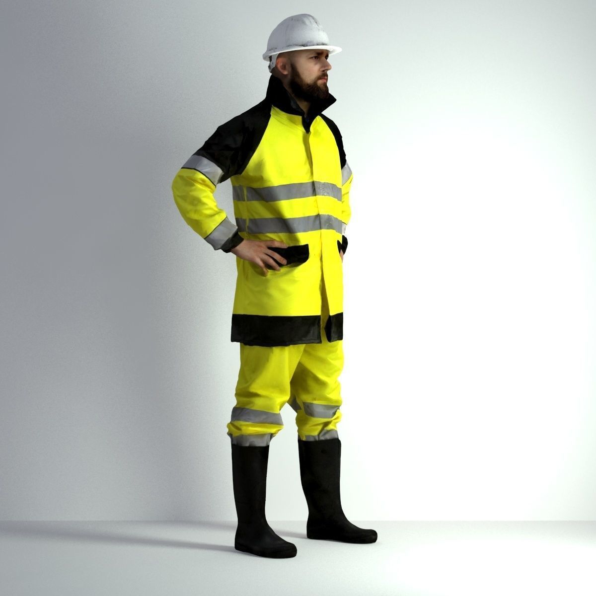 3D Scan Man Worker Safety 017 3D model_23