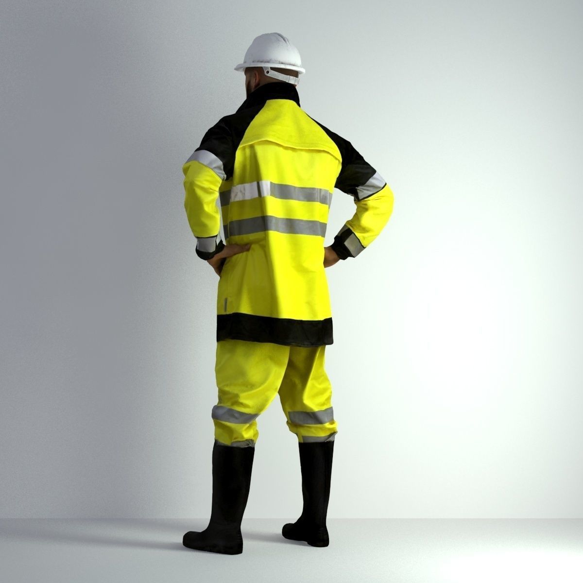 3D Scan Man Worker Safety 017 3D model_2