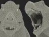 Animated Tyrannosaurus Rex Roaring Rigged for Cinema 4D 3D model ...