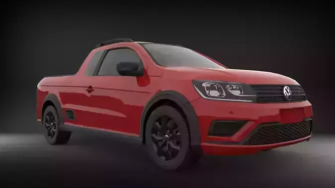 Volkswagen Saveiro 2017 - Trendline 3D model