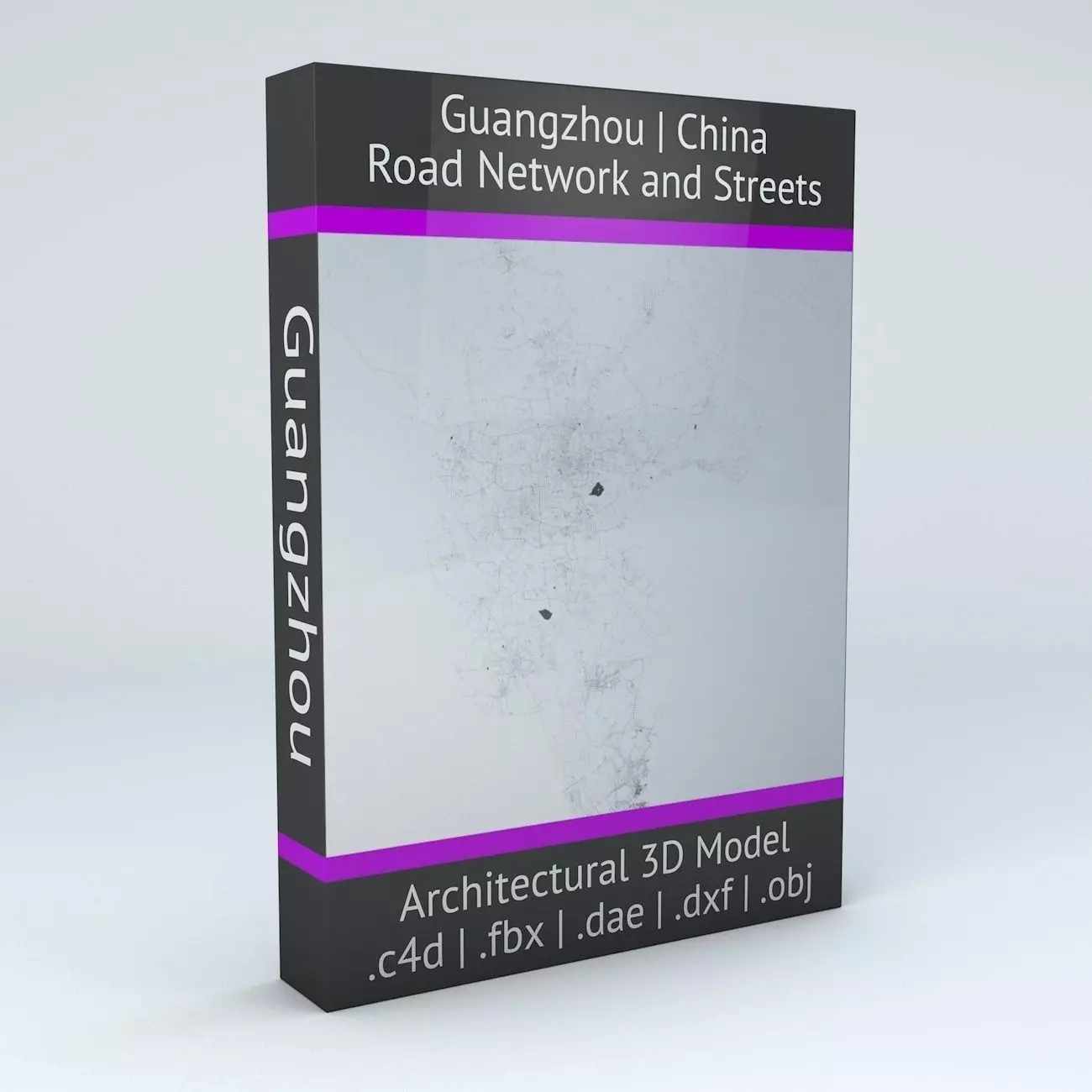 Guangzhou Road Network and Streets 3D model_0