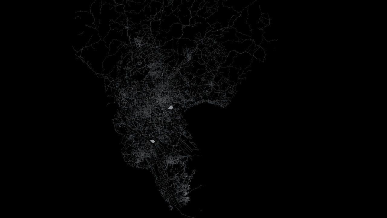 Guangzhou Road Network and Streets 3D model_8