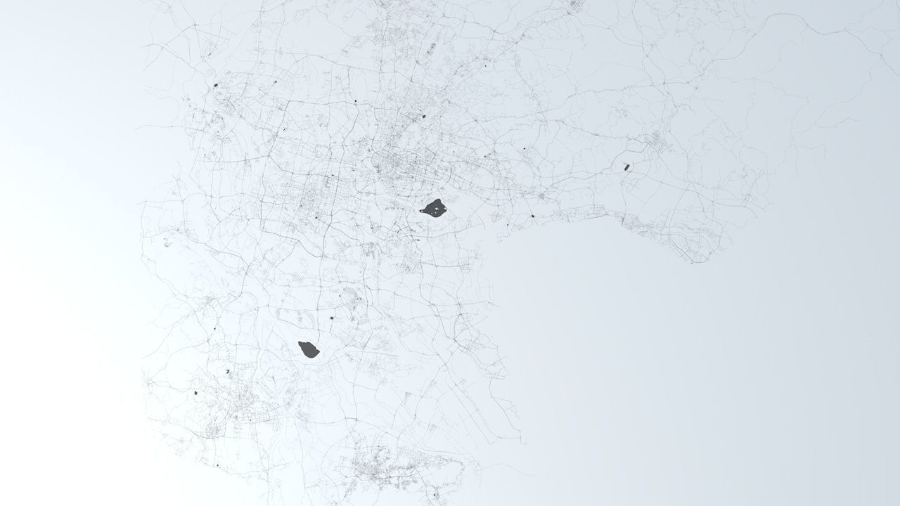 Guangzhou Road Network and Streets 3D model_7