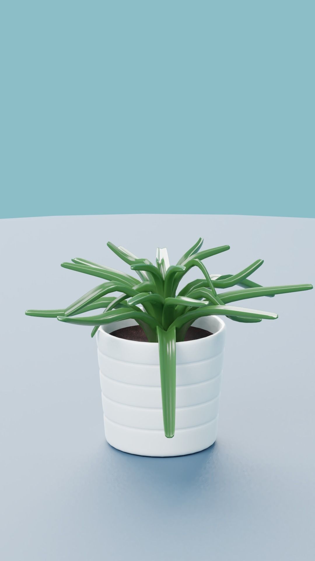 Plants Collection plant in pot Low-poly 3D model_11