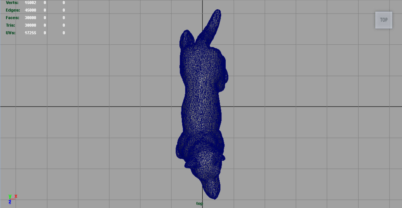 German shepherd Low-poly 3D model_11