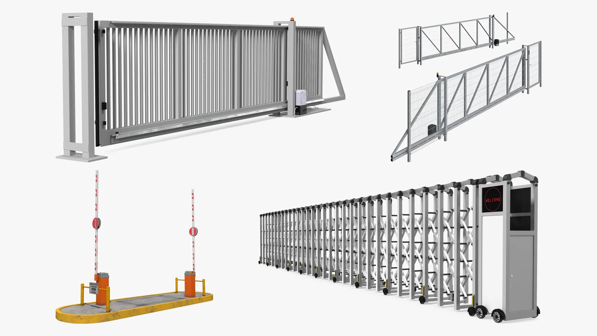 Gates Collection 3D Model Pack | CGTrader