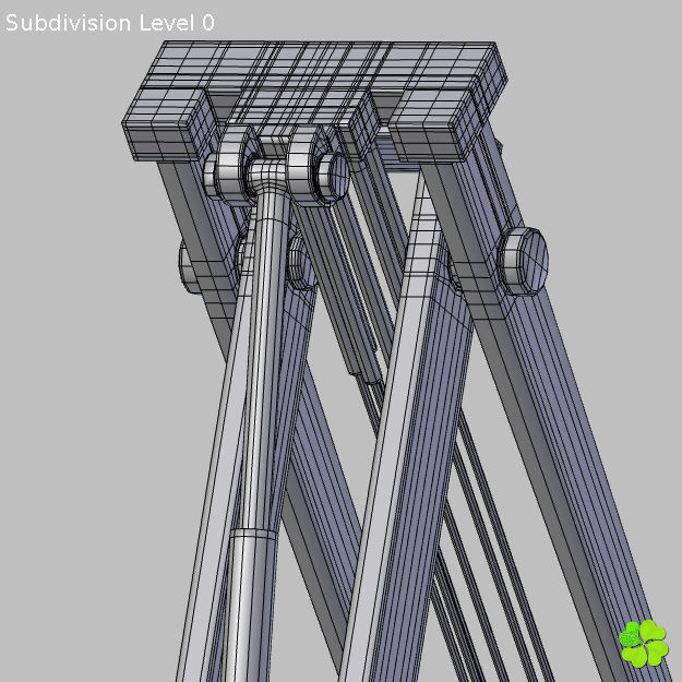 Robotic toy arm rigged low poly Low-poly 3D model_34