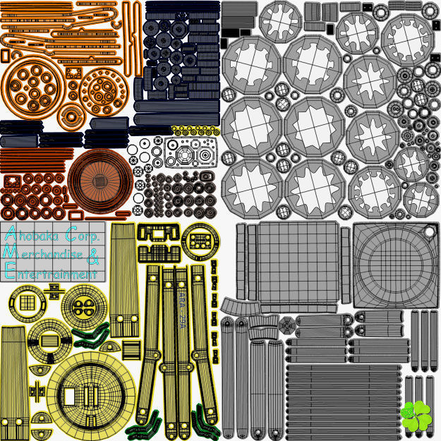 Robotic toy arm rigged low poly Low-poly 3D model_52