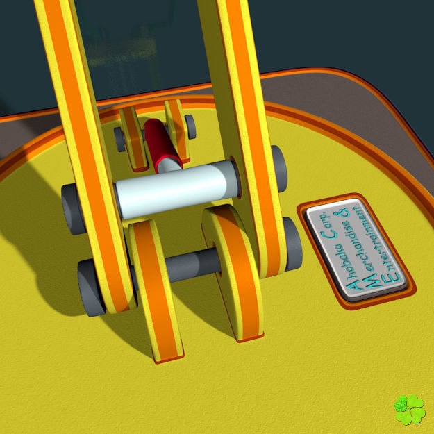 Robotic toy arm rigged low poly Low-poly 3D model_17