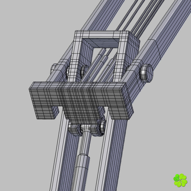 Robotic toy arm rigged low poly Low-poly 3D model_31