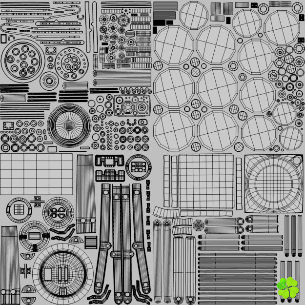 Robotic toy arm rigged low poly Low-poly 3D model_51
