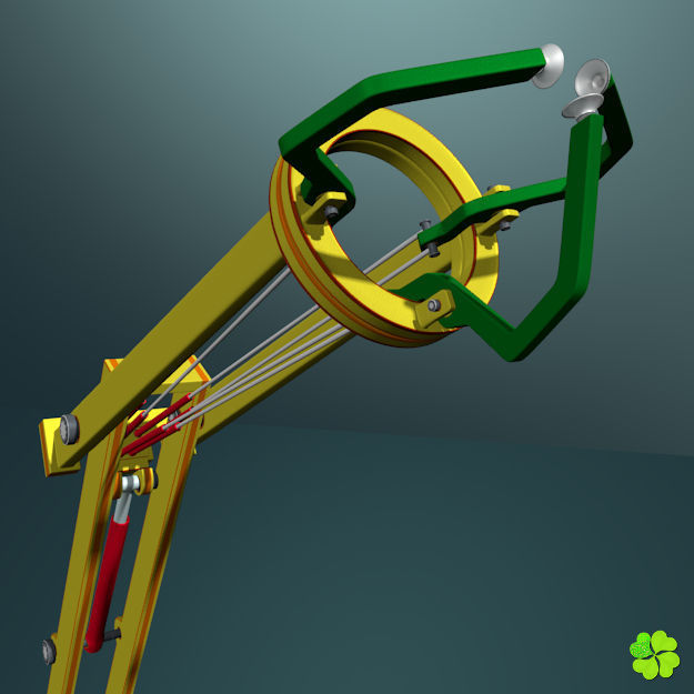 Robotic toy arm rigged low poly Low-poly 3D model_18