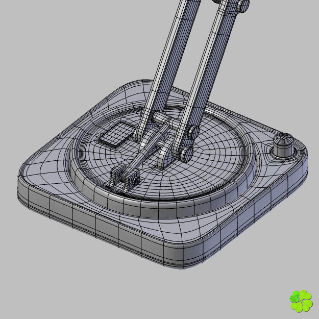 Robotic toy arm rigged low poly Low-poly 3D model_25