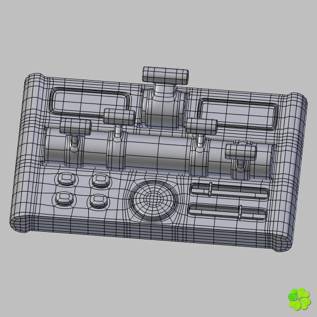 Robotic toy arm rigged low poly Low-poly 3D model_19