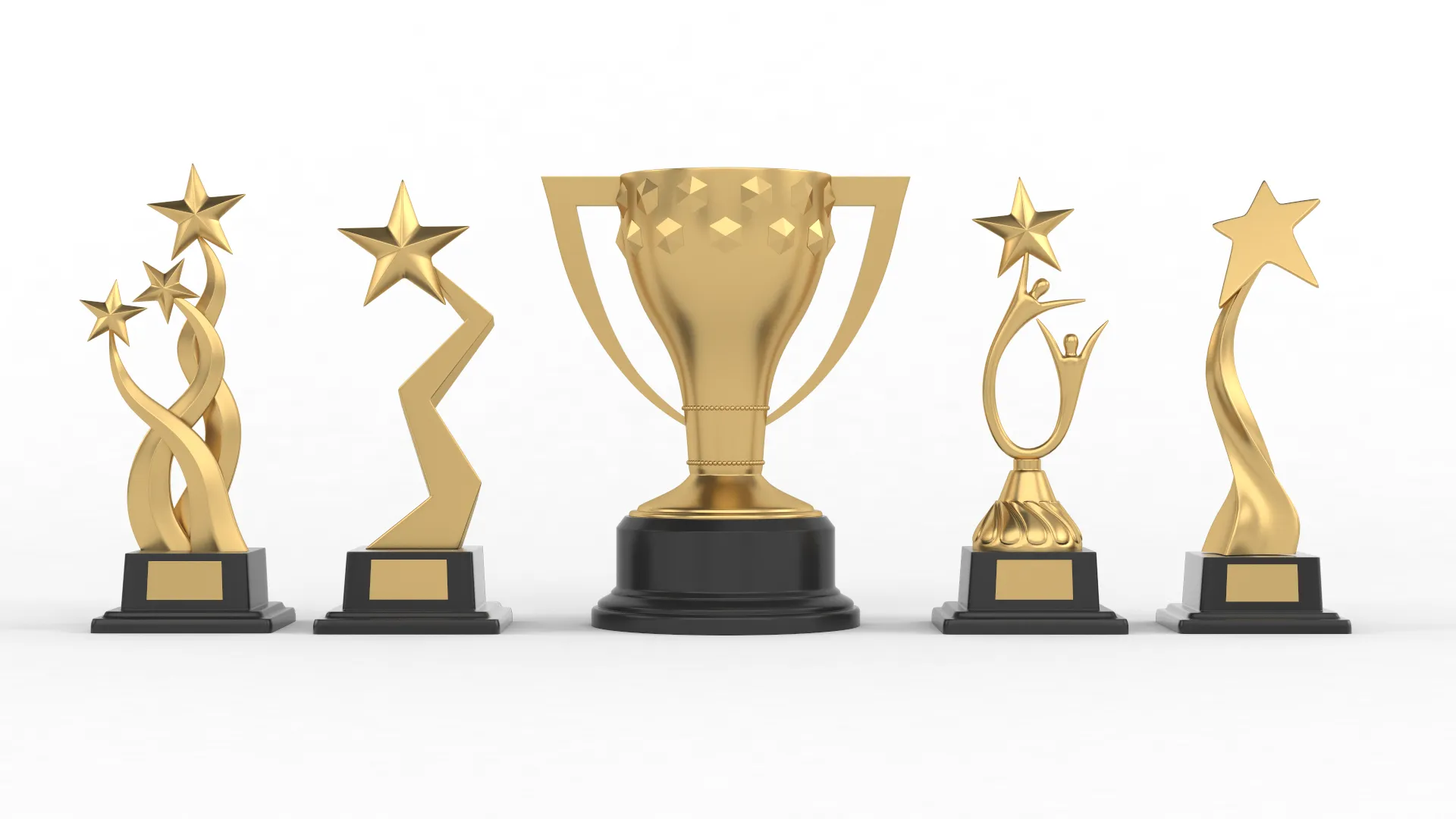 Trephy Trophy Cup Collection 3D model | CGTrader