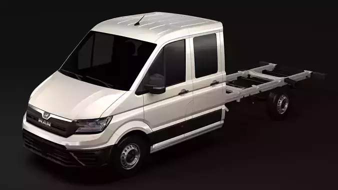 MAN TGE Chassi DoubleCab L3 2017