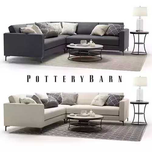 Pottery Barn Jake set 1 3D model