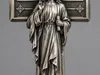 Jesus Christ Cross Pendant with Full Figure and Geometric Frame 3D ...