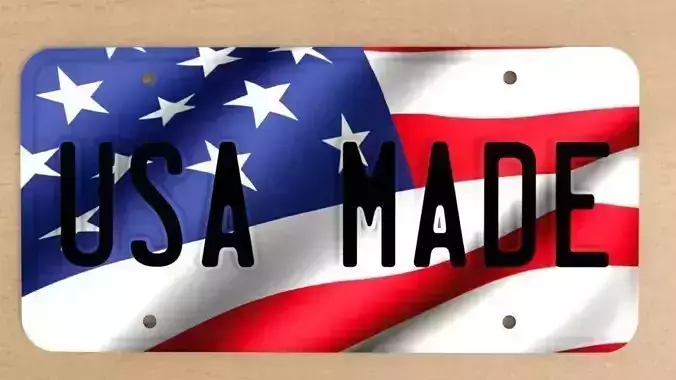 NUMBER PLATE 3D model