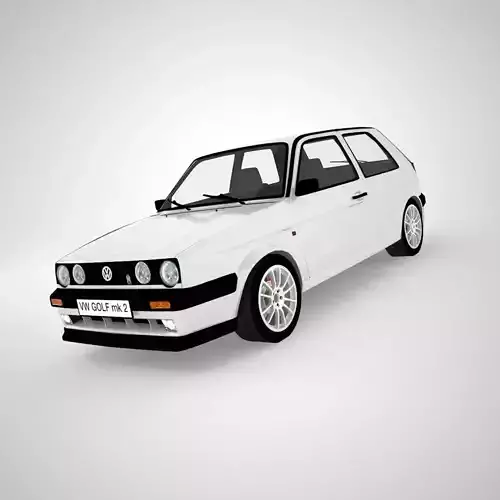 VW Golf 2 Angry rabbit street racing