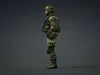 3D model Stylized Military Soldier 3D Character Model VR / AR / low ...