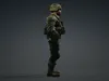 3D model Stylized Military Soldier 3D Character Model VR / AR / low ...