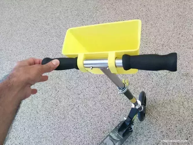 Kick scooter basket carry basket Free 3D print model