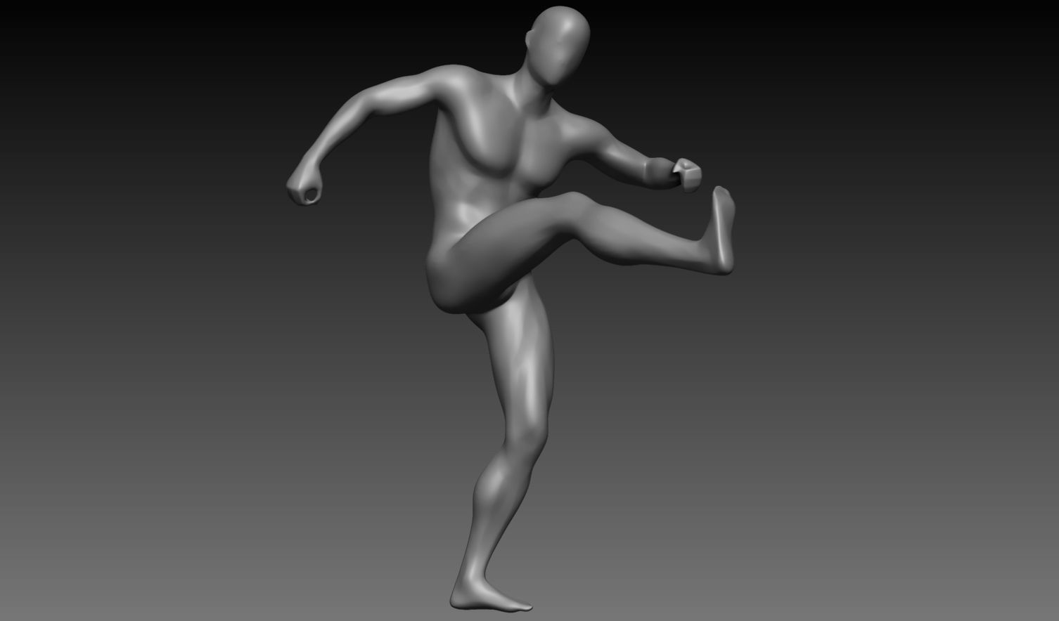 12 Figures of Men in Motion vol1 3D model_13