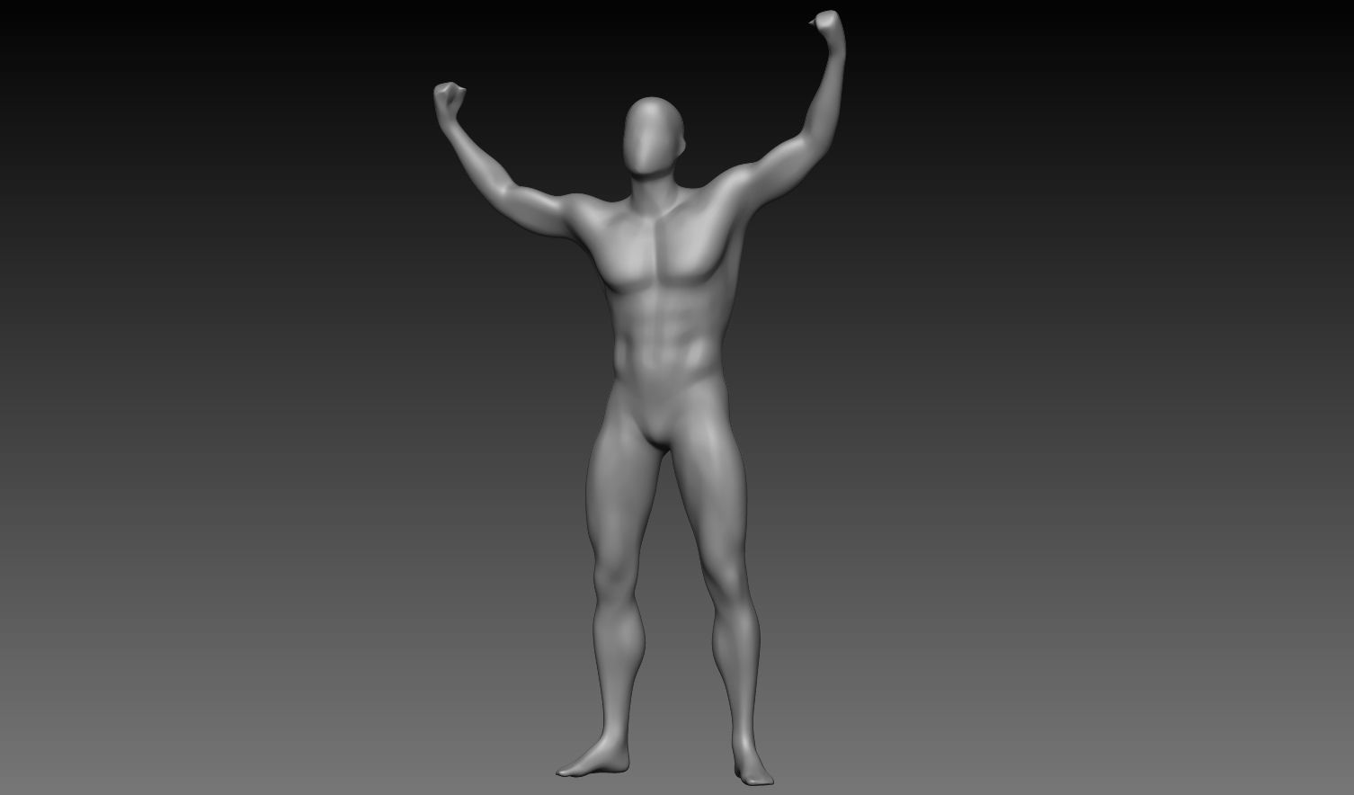 12 Figures of Men in Motion vol1 3D model_8