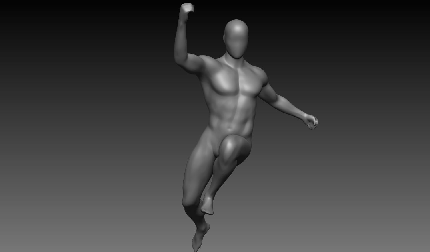12 Figures of Men in Motion vol1 3D model_16