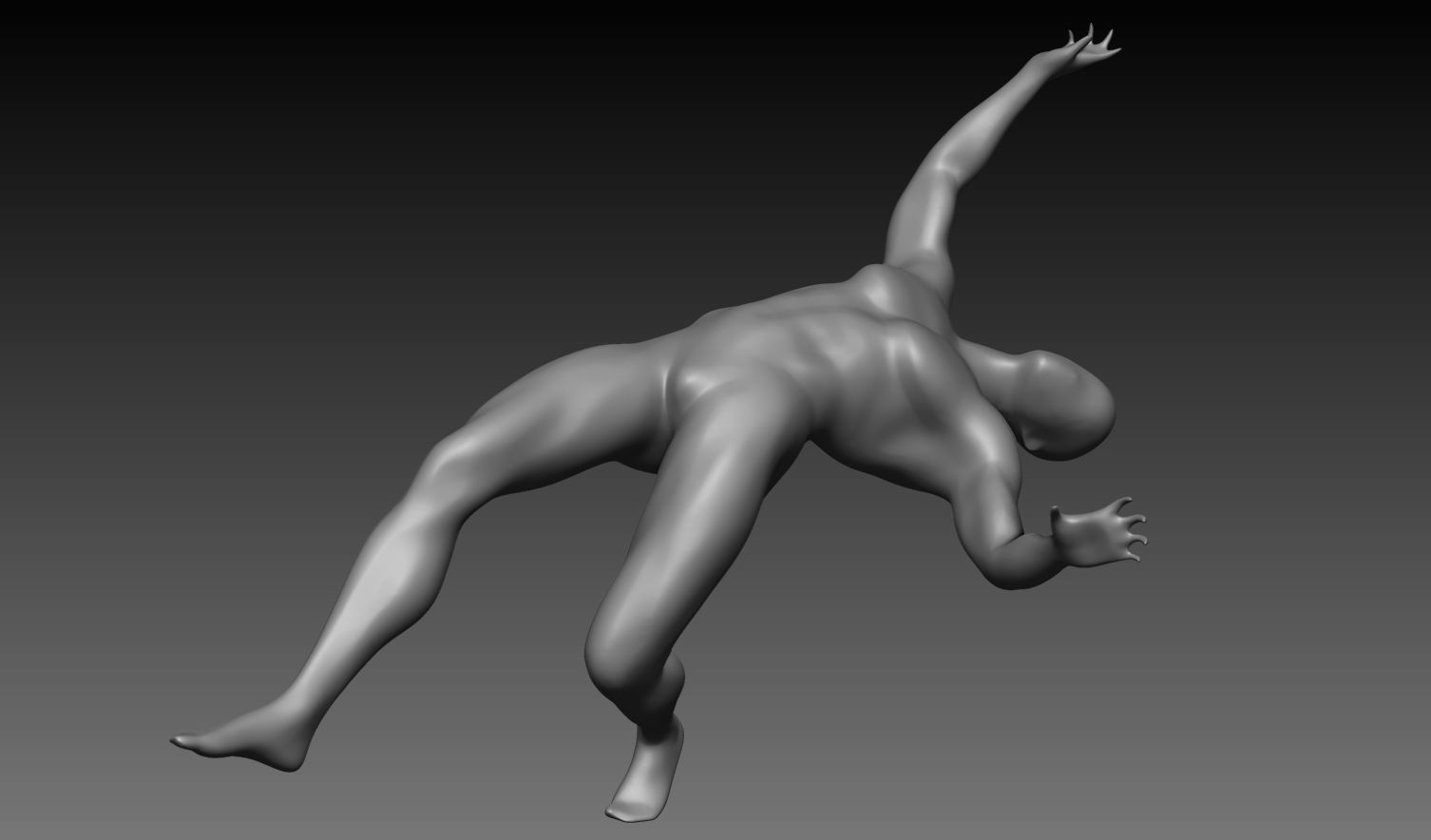 12 Figures of Men in Motion vol1 3D model_7