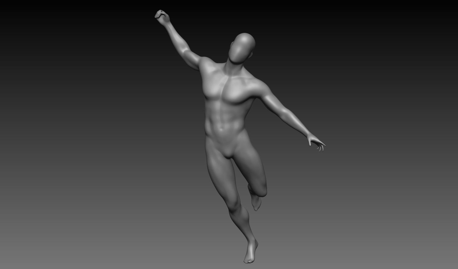 12 Figures of Men in Motion vol1 3D model_14