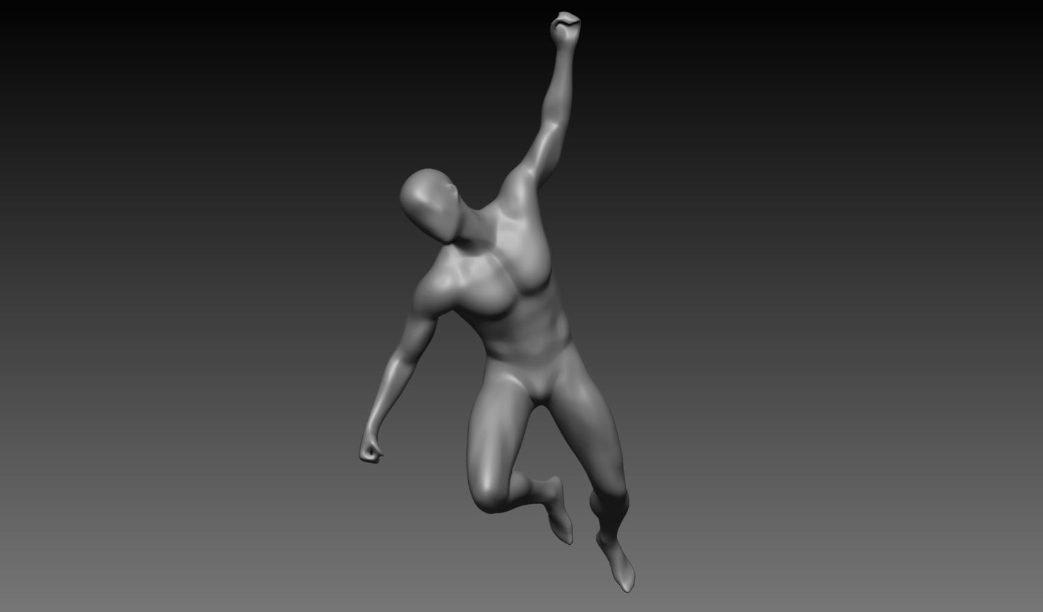 12 Figures of Men in Motion vol1 3D model_11