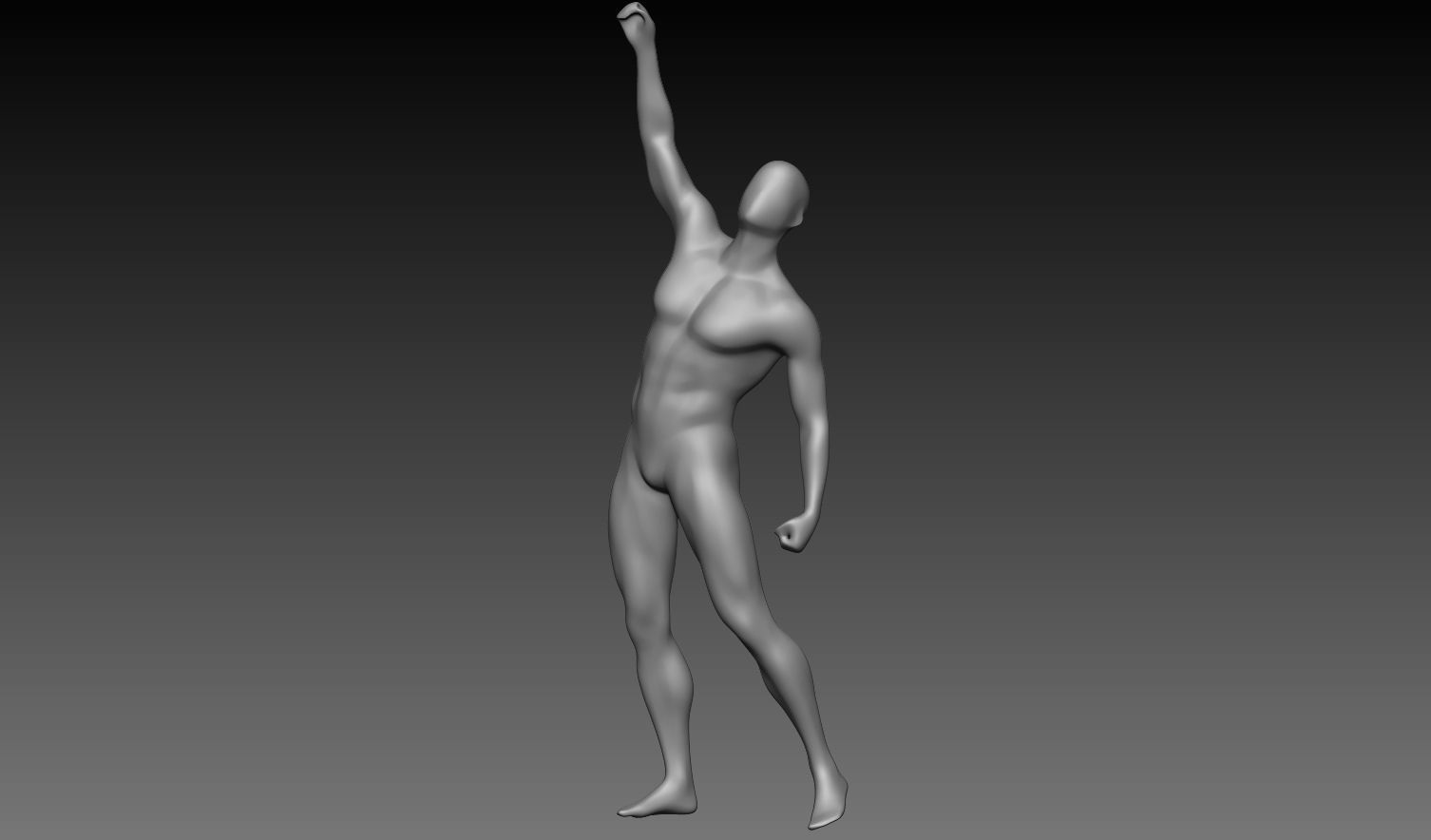 12 Figures of Men in Motion vol1 3D model_9