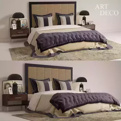 ART DECO BED 07