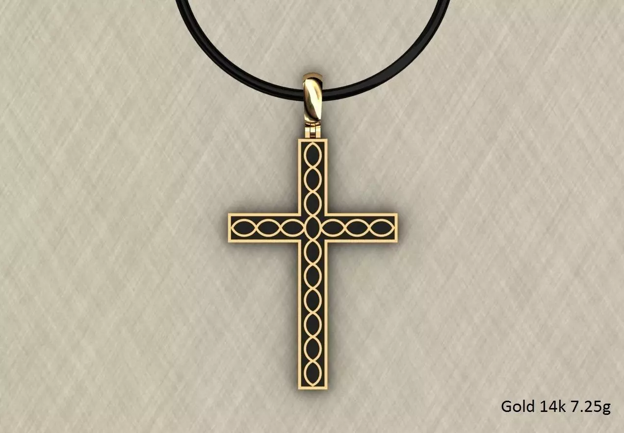 Cross jewelry 3D print model