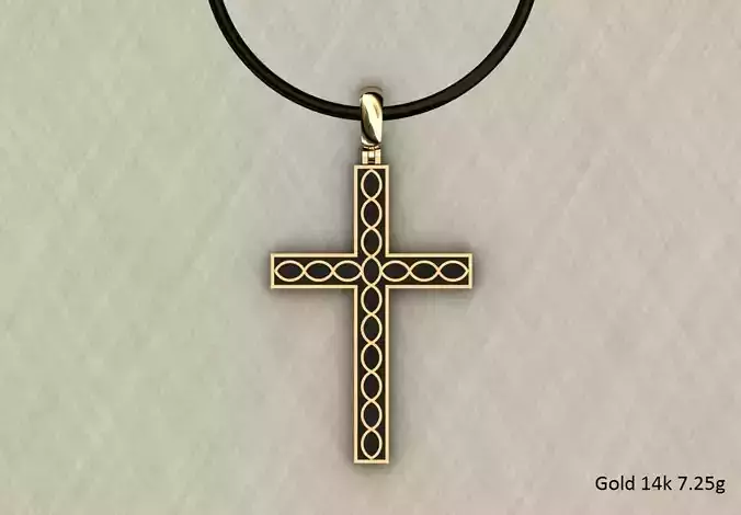Cross jewelry 3D print model