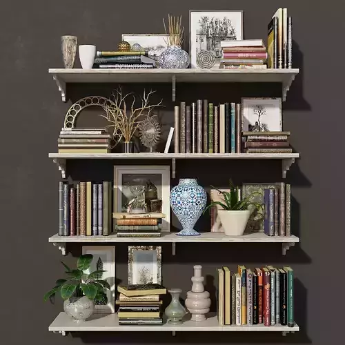 Decorative set 01 3D model