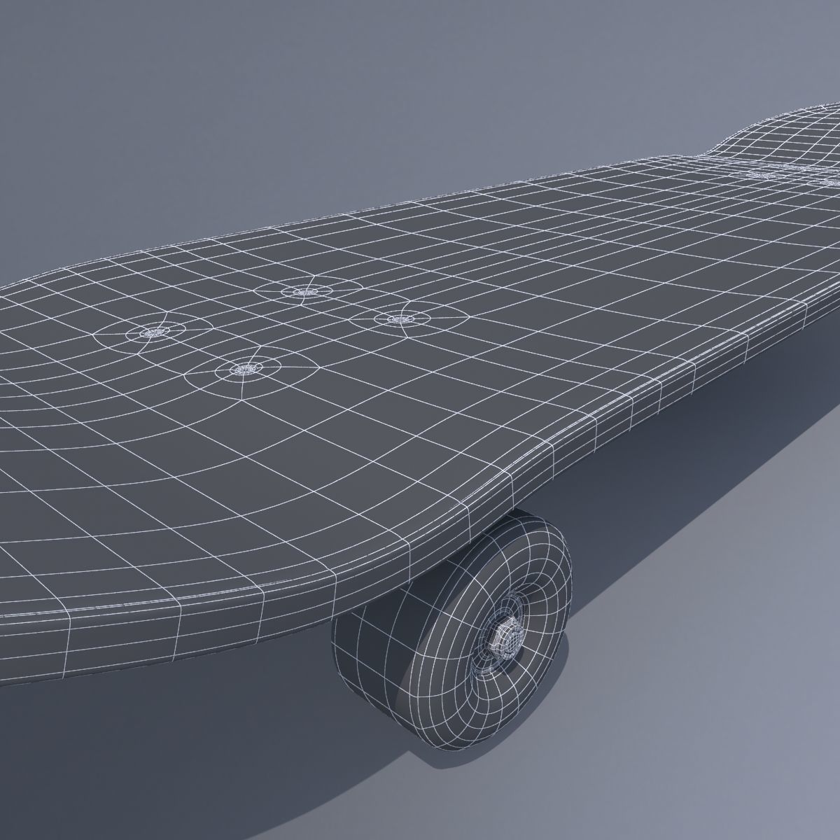 Realistic Skateboard 3D model_8