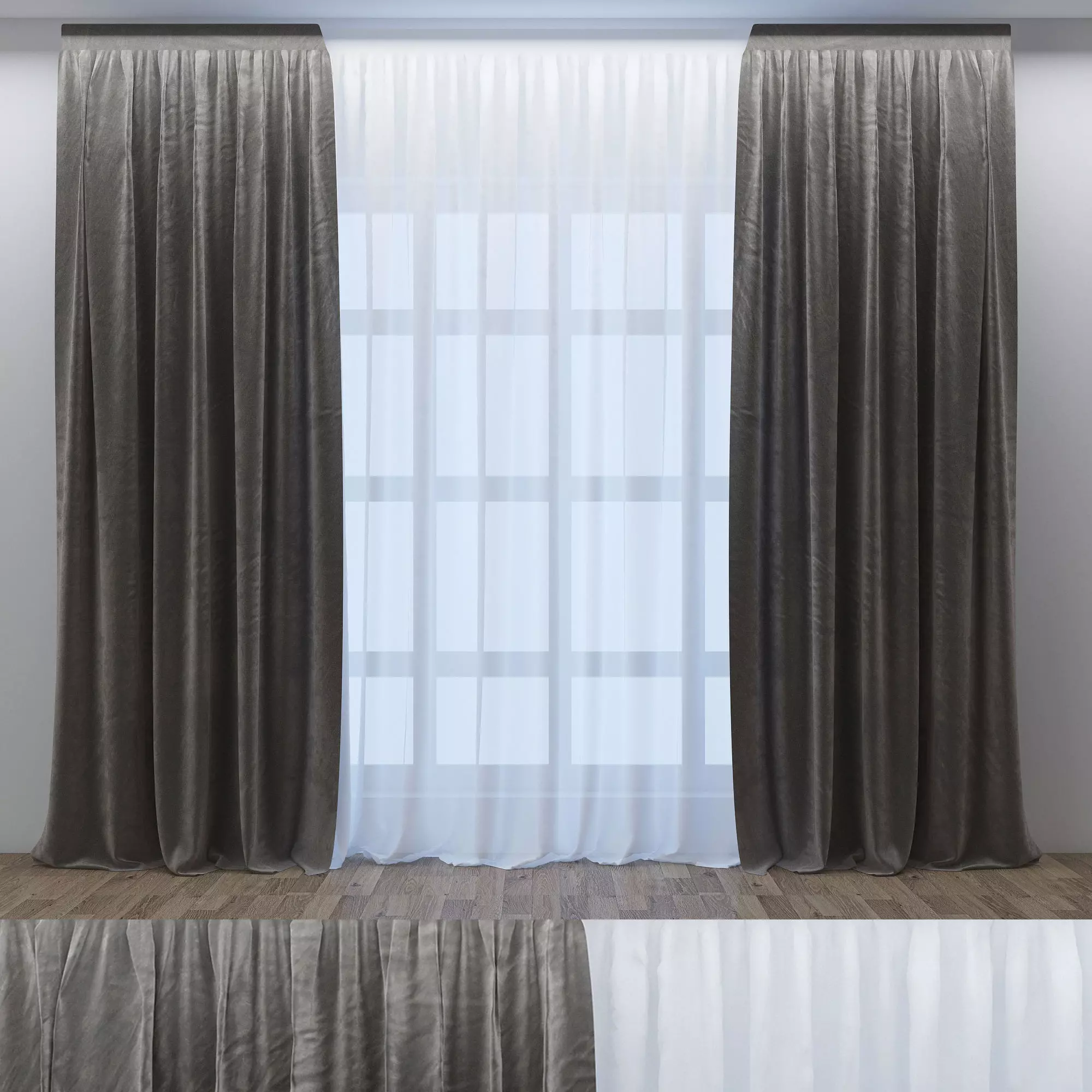 Curtain 06 3D model_0