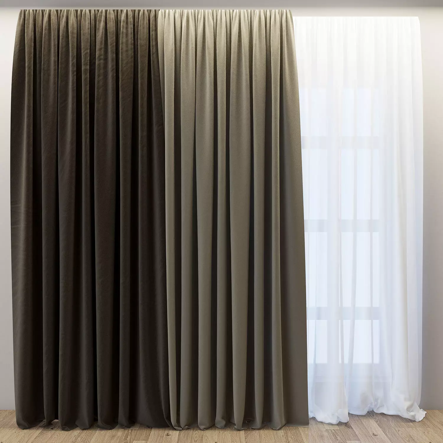 Curtain 08 3D model_0
