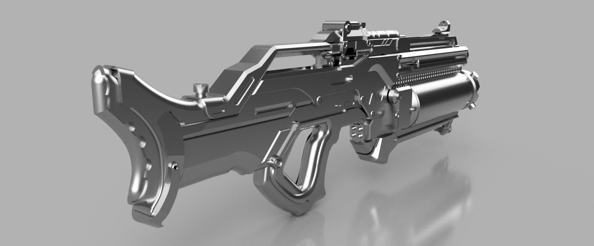 Mass Effect Andromeda Cyclone 3D print model_2