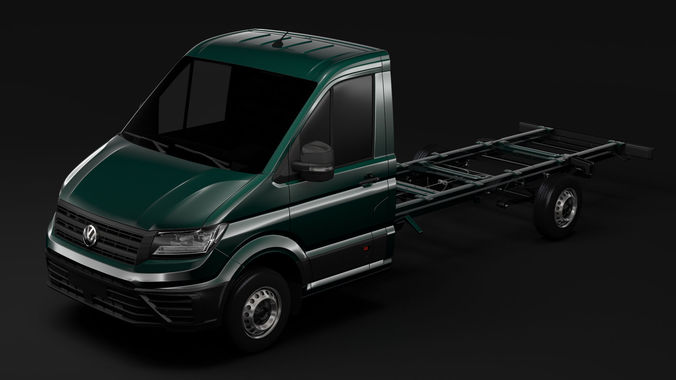WV Crafter Chassi SingleCab L3 2017 3D model