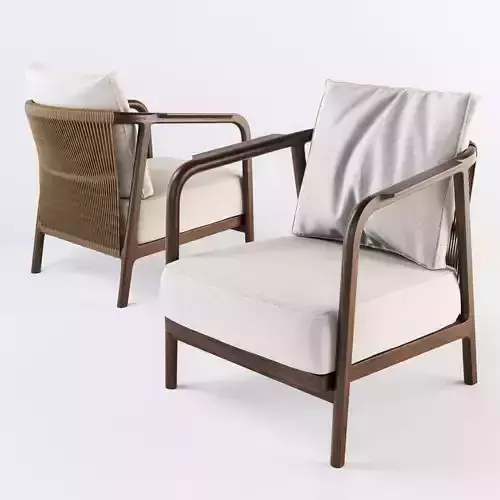 Flexform Crono armchair 3D model
