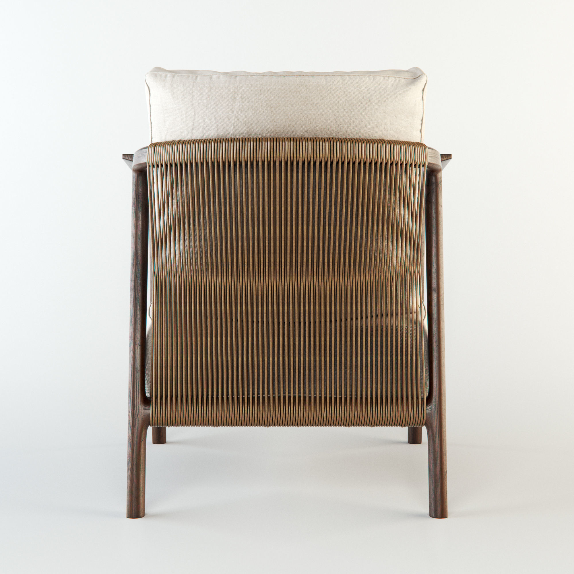 Flexform Crono armchair 3D model_4