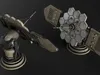 3D model Military Sci-Fi Antenna Pack 15 Futuristic Communication Props ...