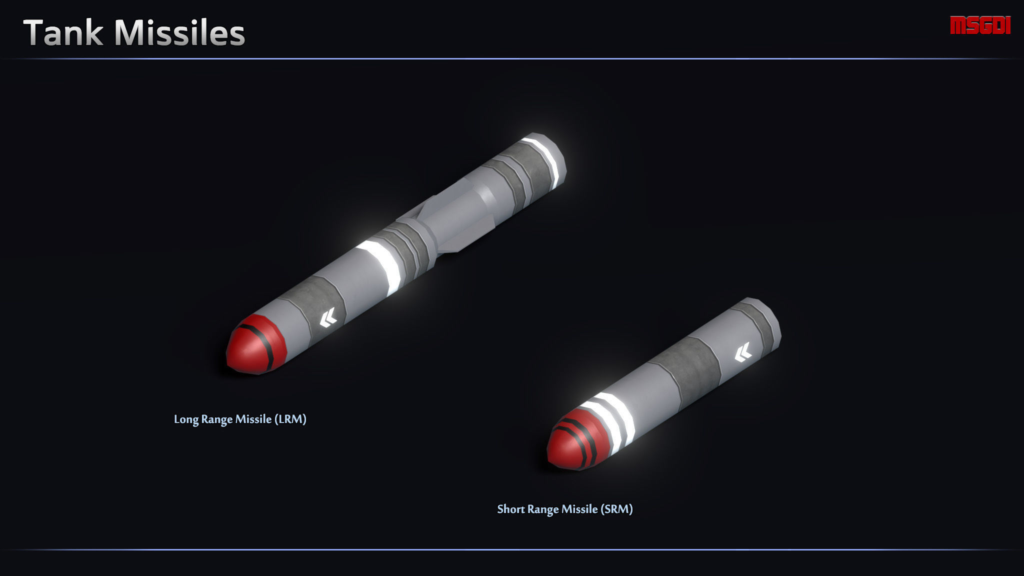 Scifi SRM LRM Carrier Low-poly 3D model_3
